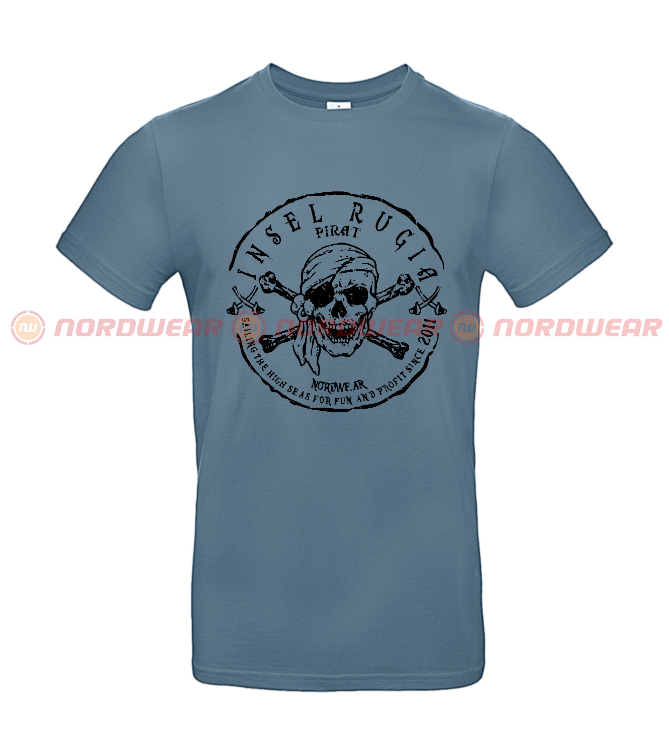 T-Shirt Pirat schwarz