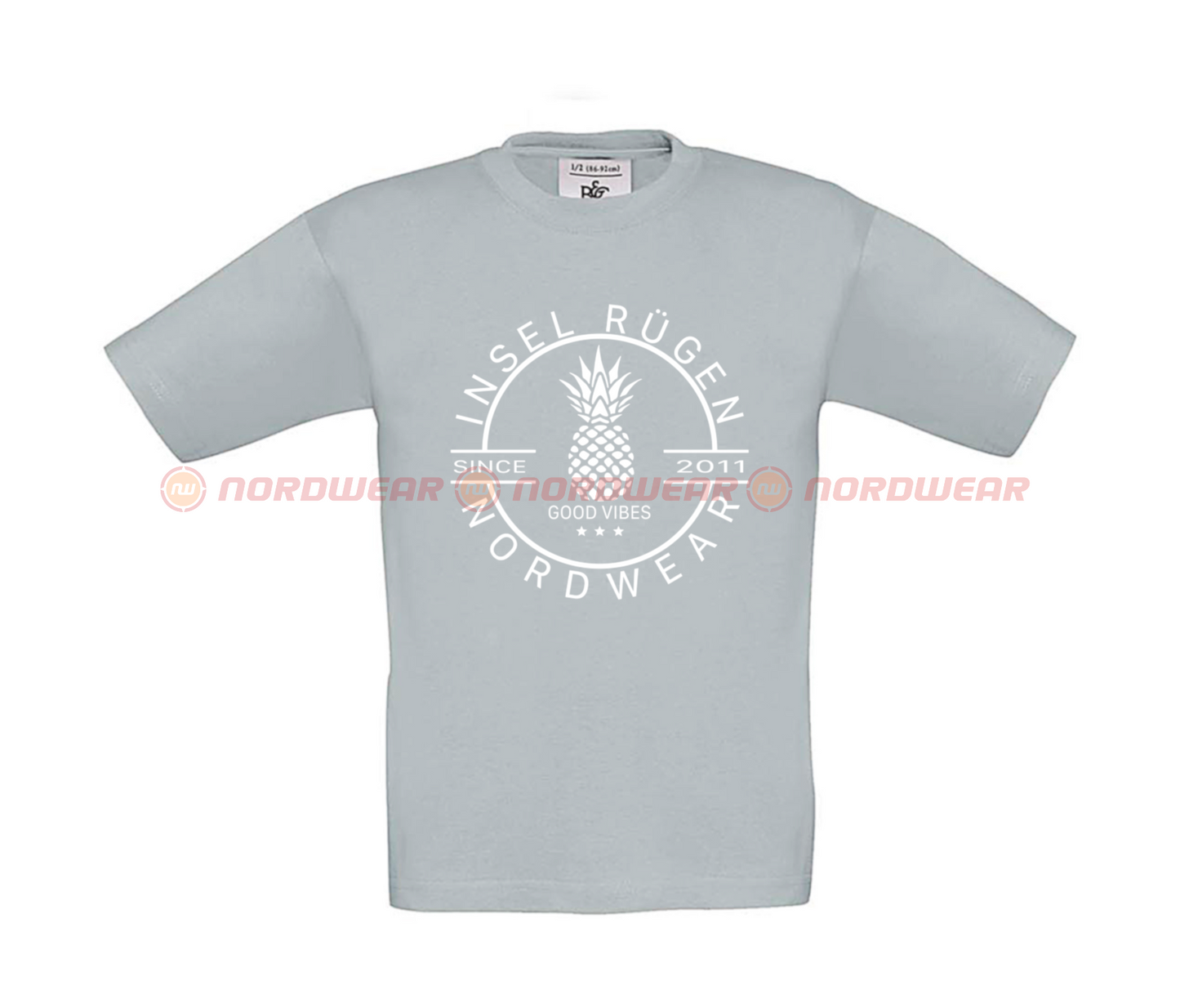 T-Shirt Ananas Weiß Kids