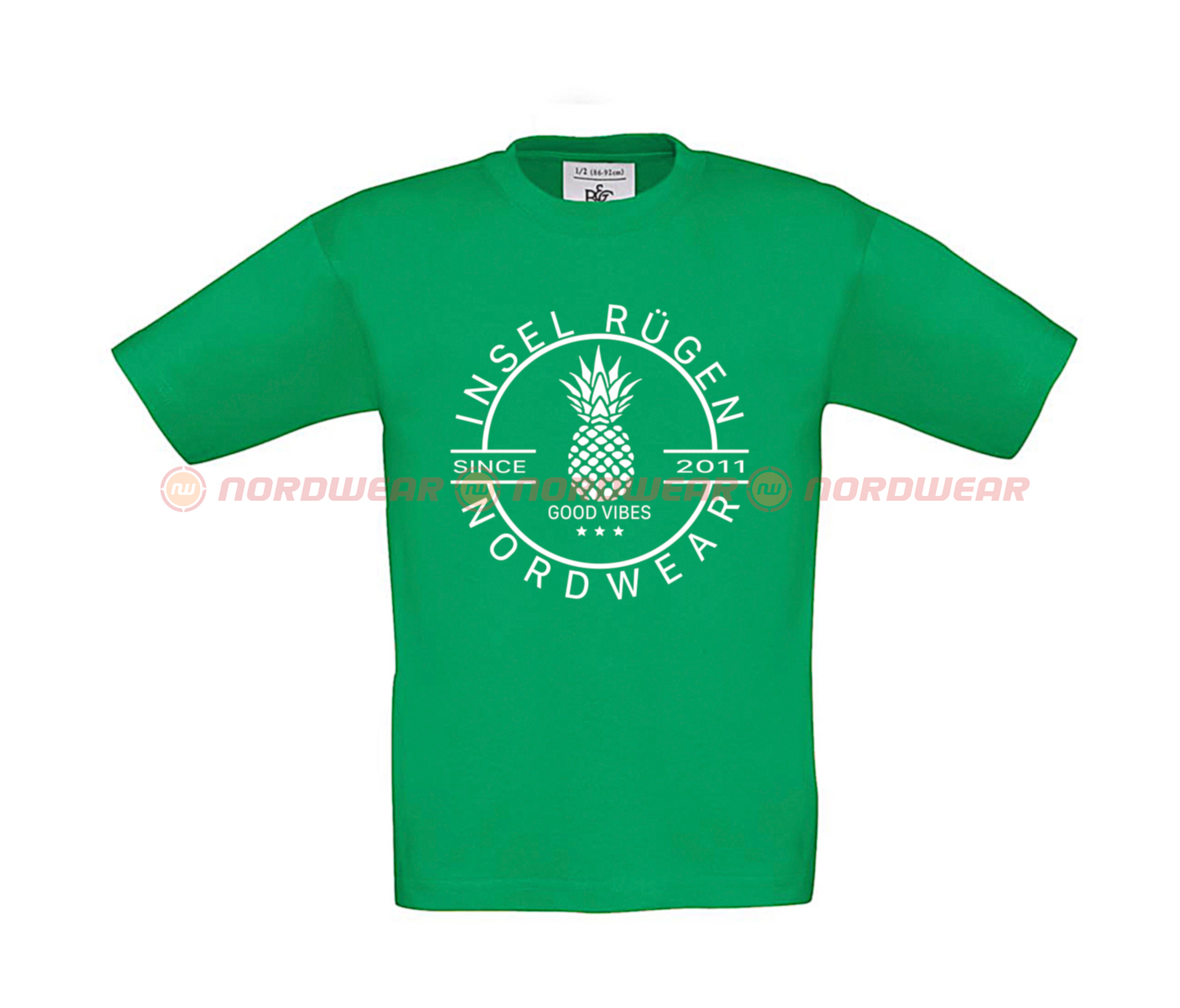 T-Shirt Ananas Weiß Kids