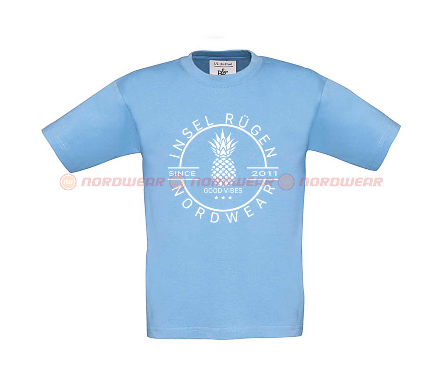 T-Shirt Ananas Weiß Kids