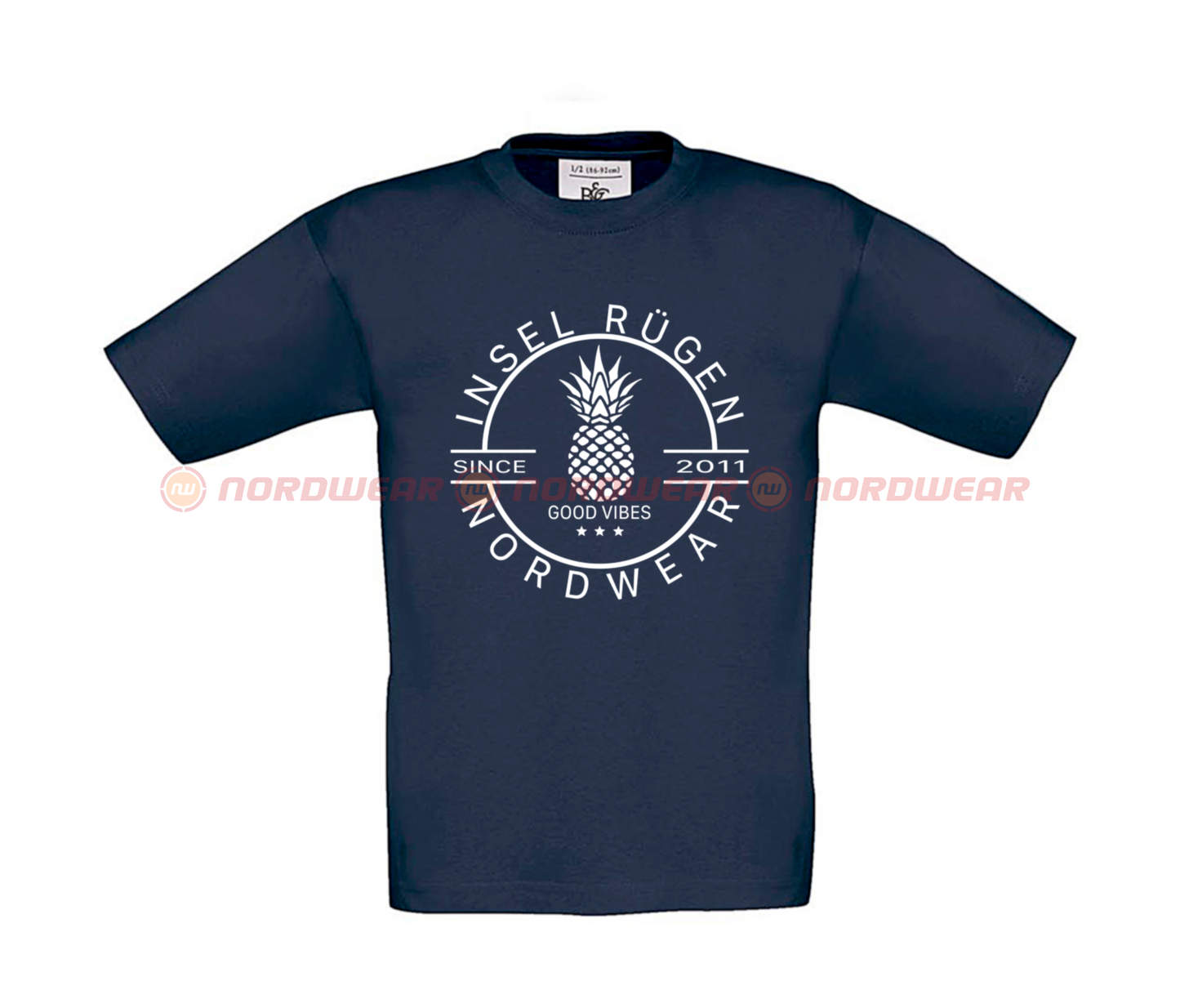 T-Shirt Ananas Weiß Kids
