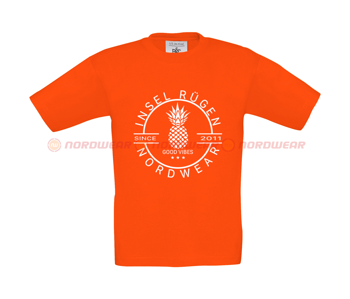 T-Shirt Ananas Weiß Kids