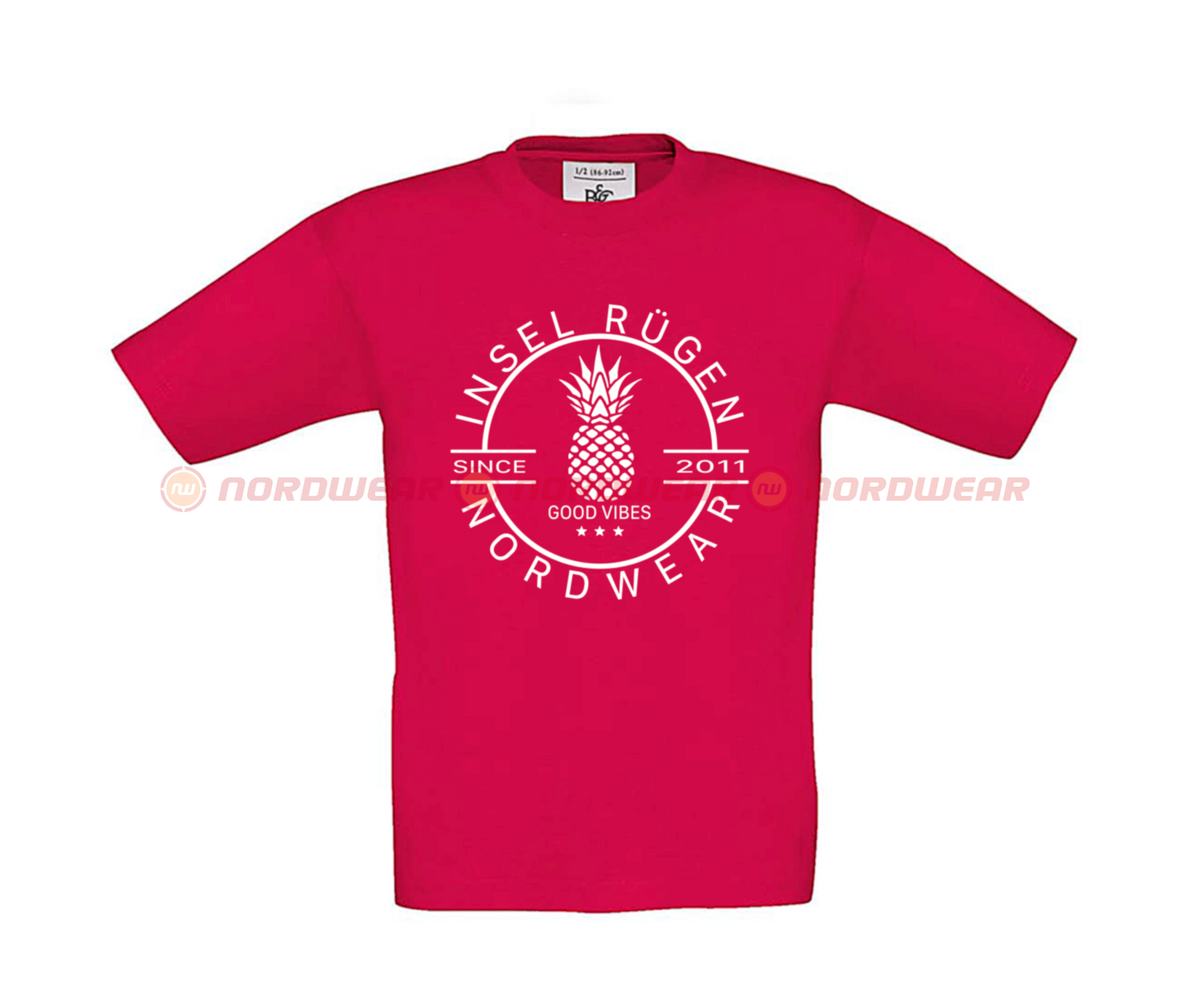 T-Shirt Ananas Weiß Kids