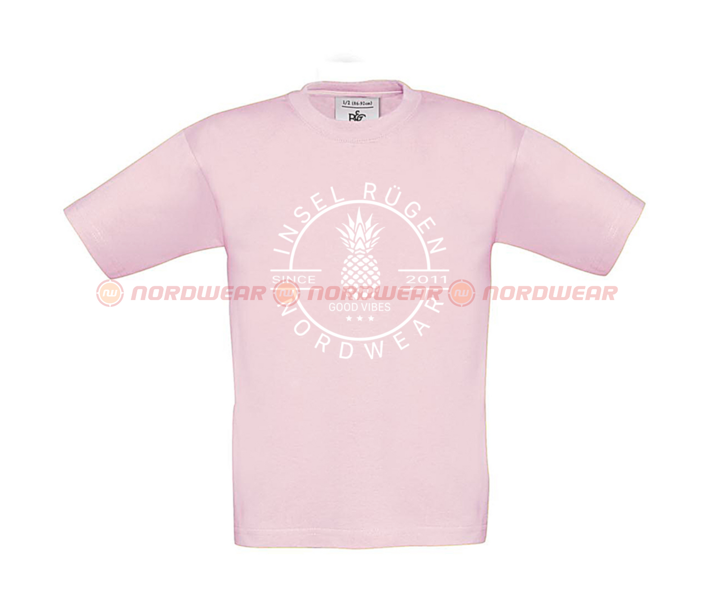 T-Shirt Ananas Weiß Kids