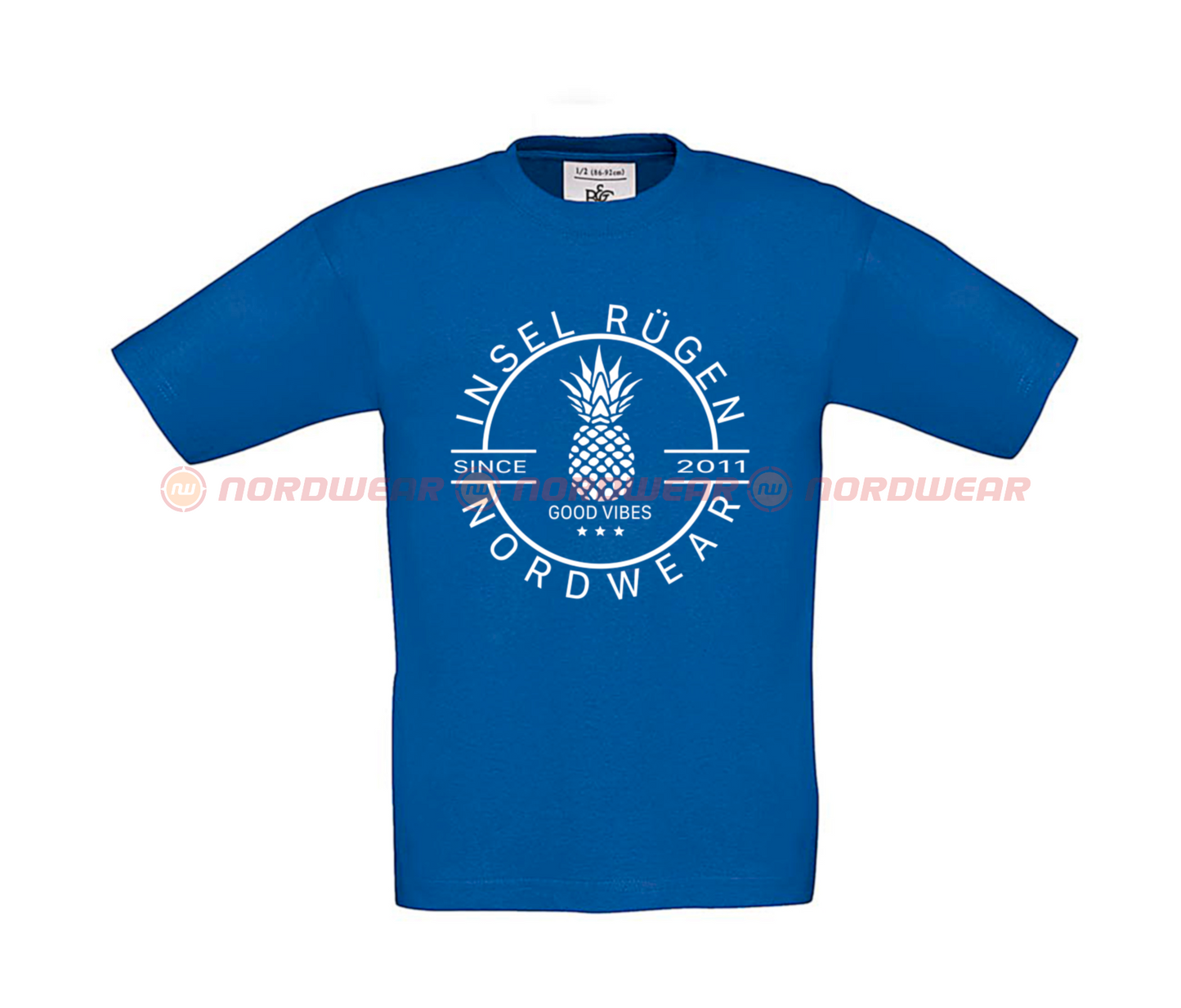T-Shirt Ananas Weiß Kids