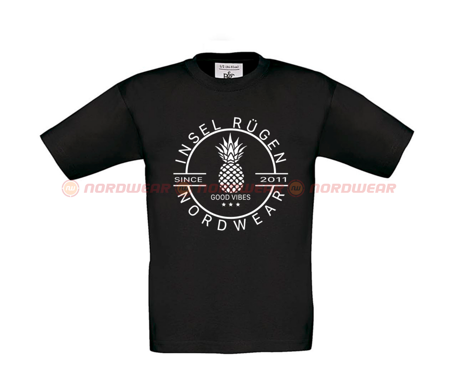 T-Shirt Ananas Weiß Kids