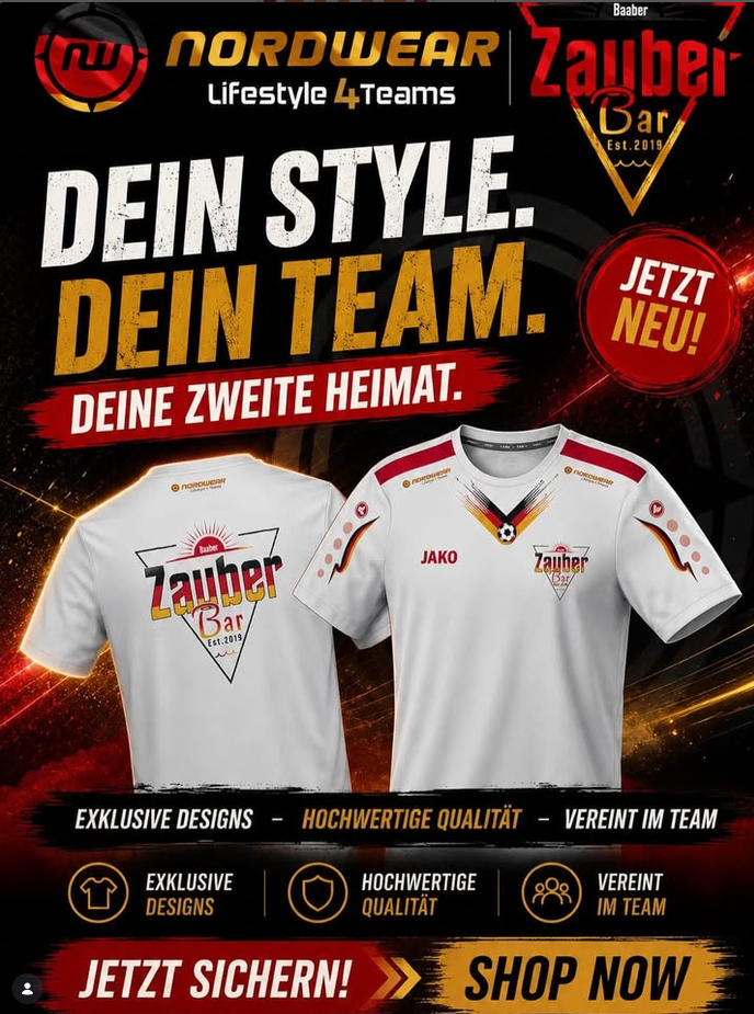 Nordwear X Zauberbar WM-FAN-TRIKOT Deutschland