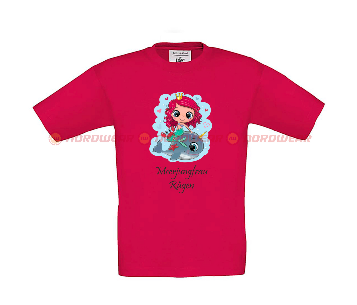 Kinder T-Shirt Meerjungfrau Rügen