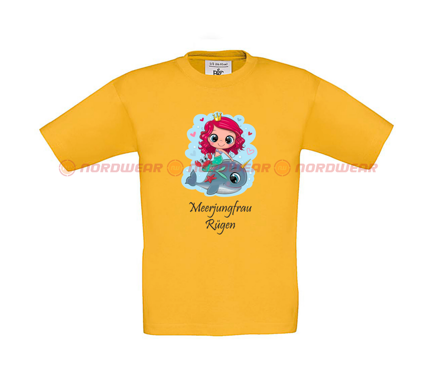 Kinder T-Shirt Meerjungfrau Rügen