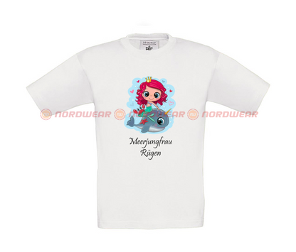 Kinder T-Shirt Meerjungfrau Rügen