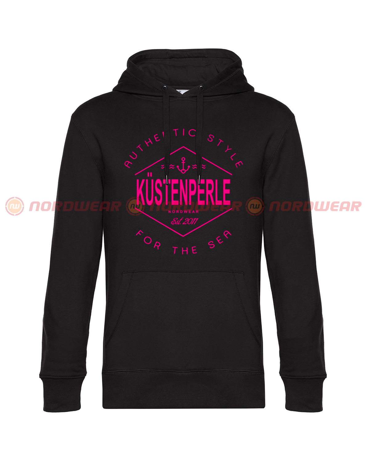 Hoodie Küstenperle magenta