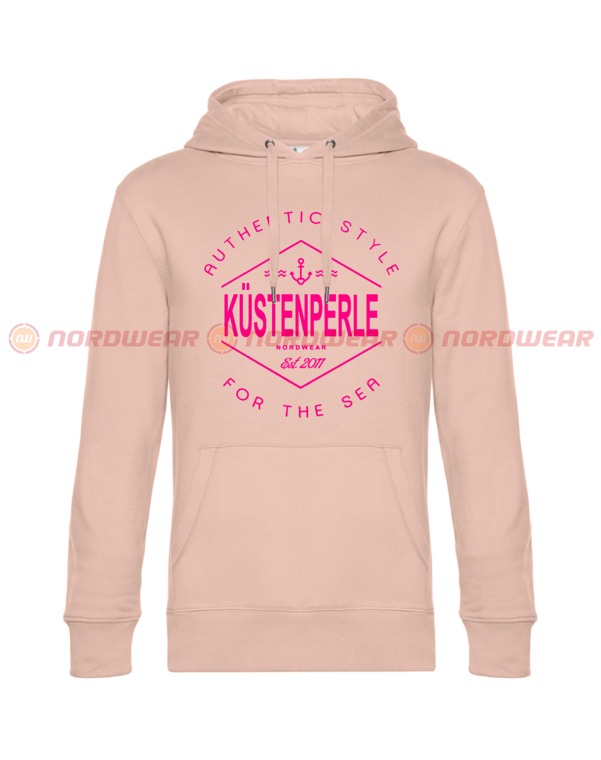 Hoodie Küstenperle magenta