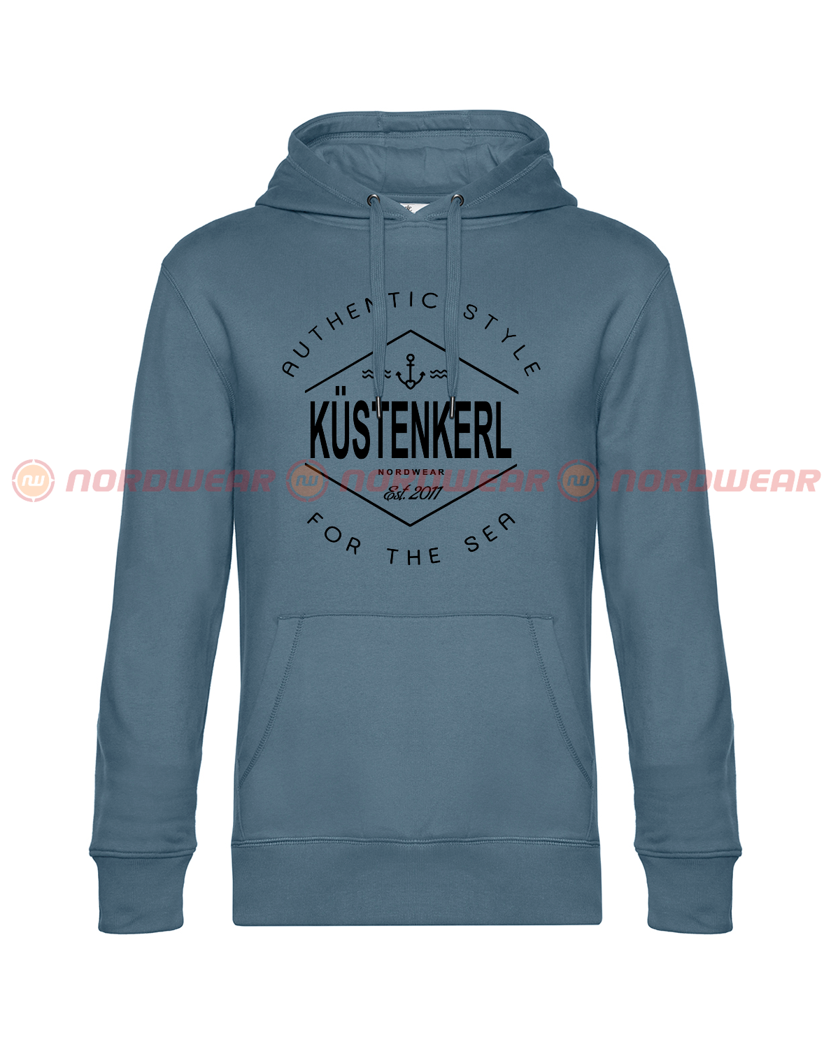 Hoodie Küstenkerl Schwarz