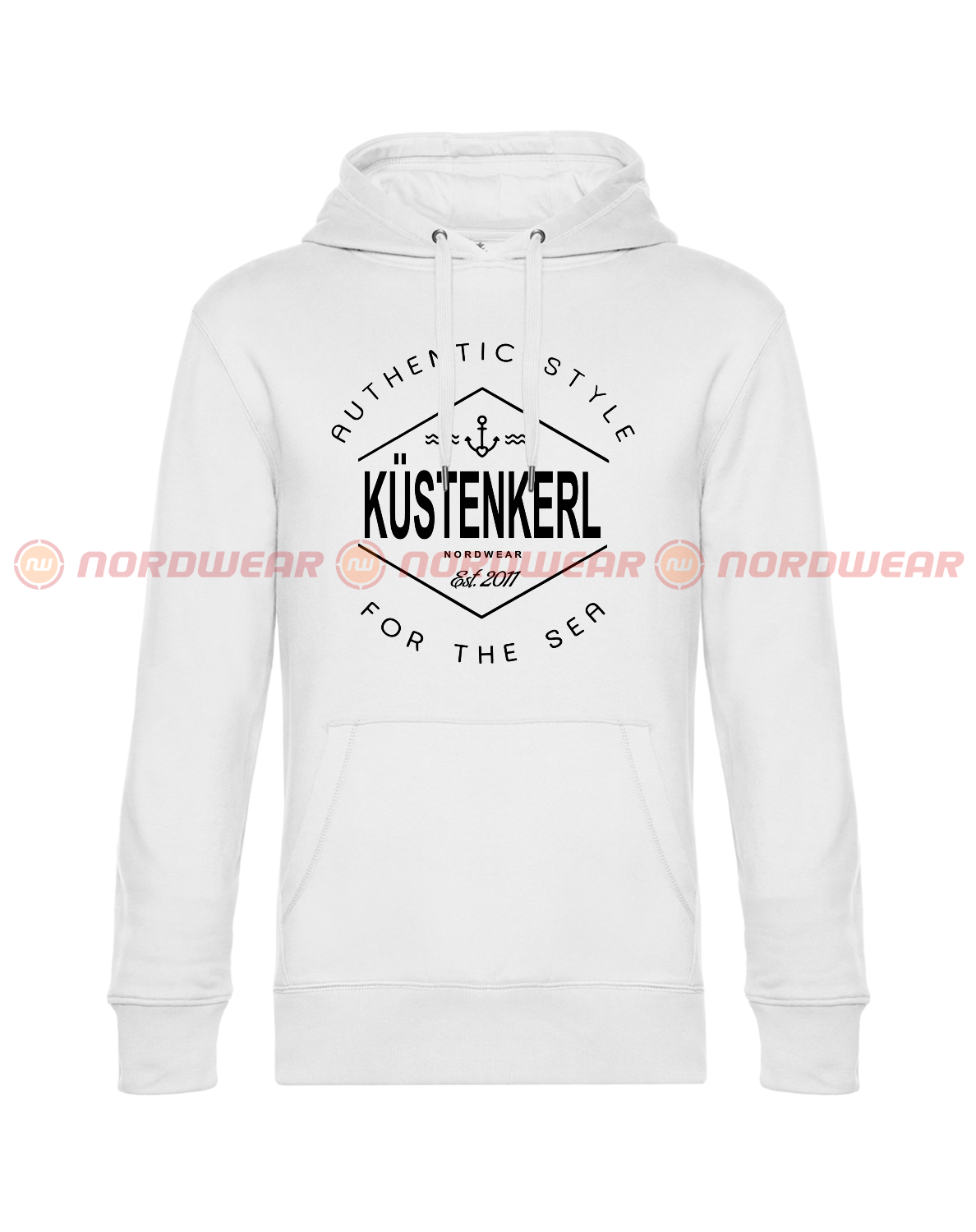 Hoodie Küstenkerl Schwarz