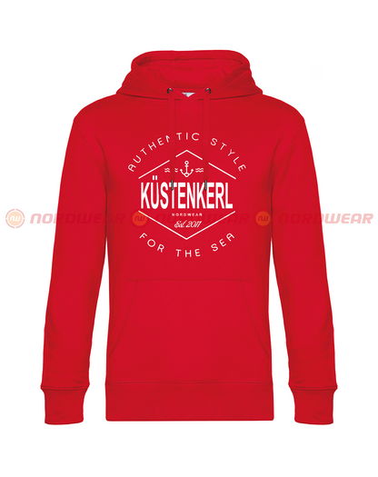 Hoodie Küstenkerl weiß