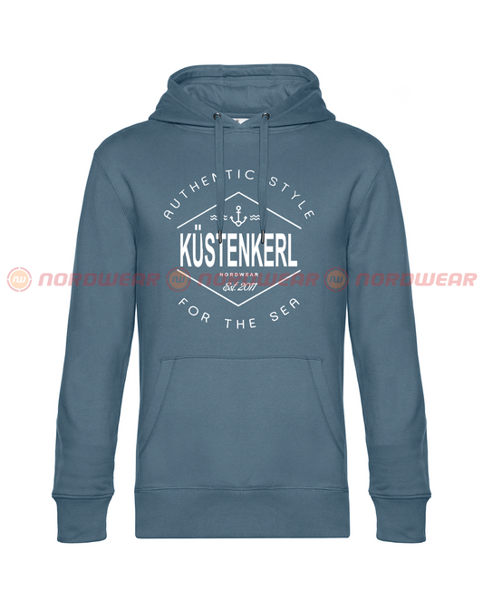 Hoodie Küstenkerl weiß