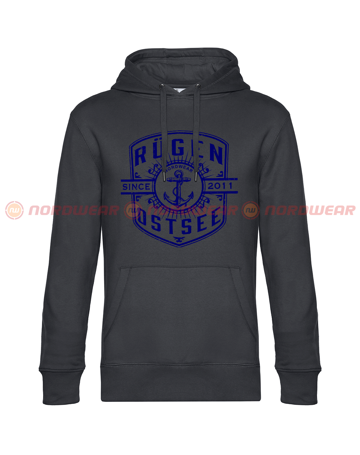 Hoodie Motiv 10 navy