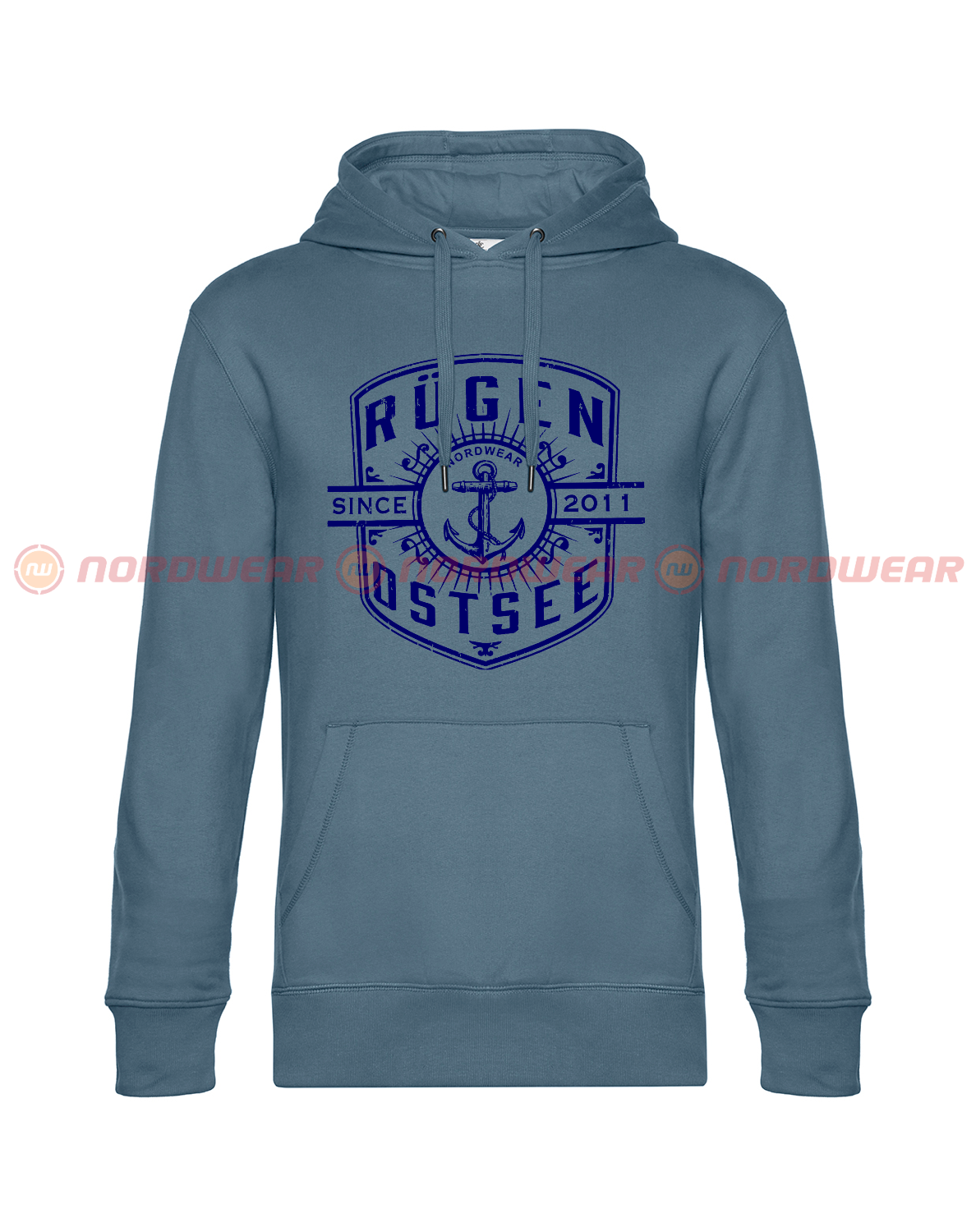 Hoodie Motiv 10 navy