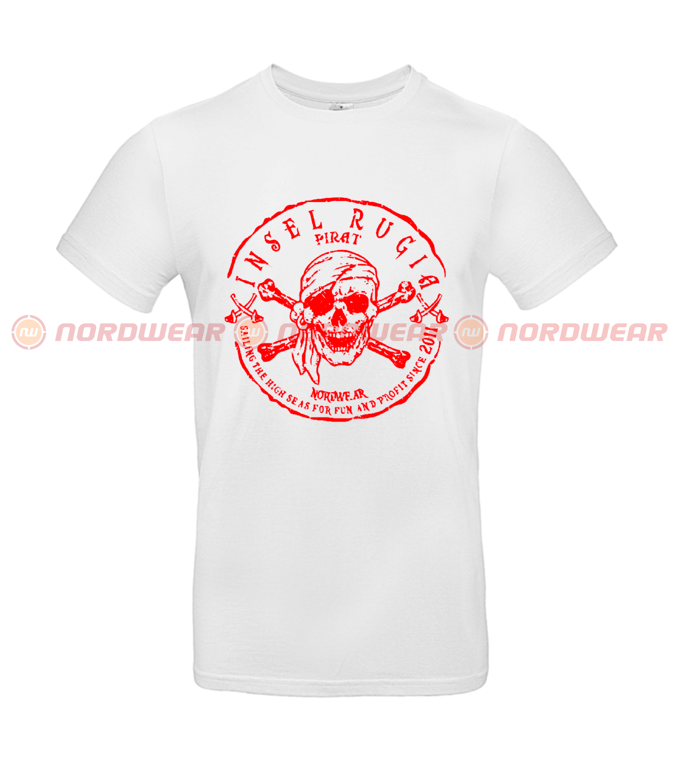 T-Shirt Pirat rot