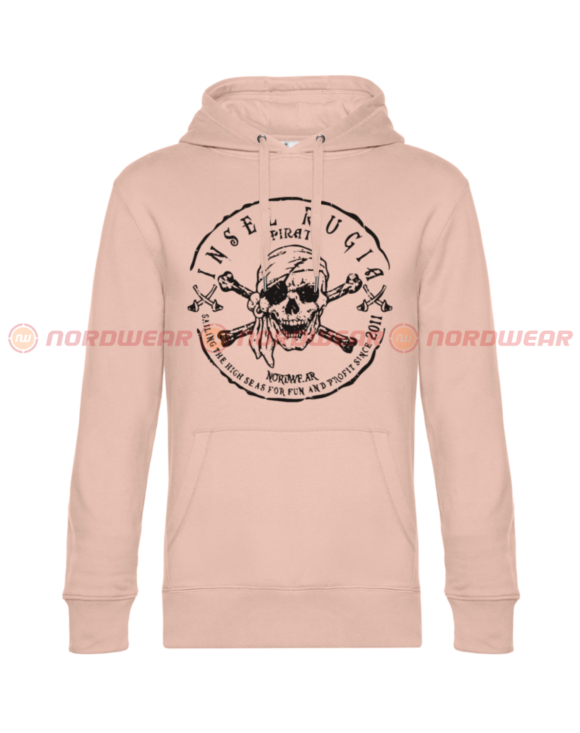 Hoodie Pirat schwarz