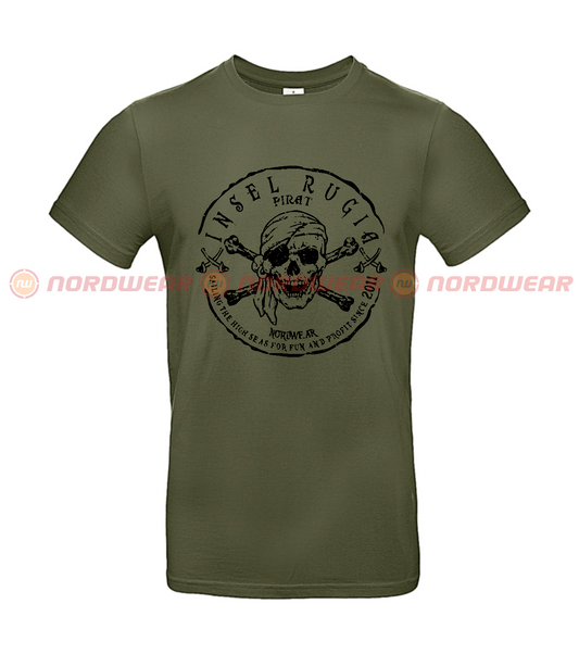 T-Shirt Pirat schwarz