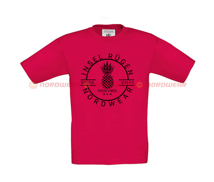 T-Shirt Ananas Schwarz Kids