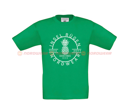 T-Shirt Ananas Weiß Kids