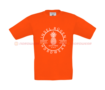 T-Shirt Ananas Weiß Kids