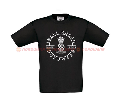 T-Shirt Ananas Weiß Kids